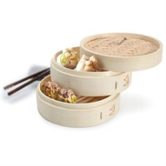 Zen Cuizine Bamboo Steamer 8" | Kitchen Equipped