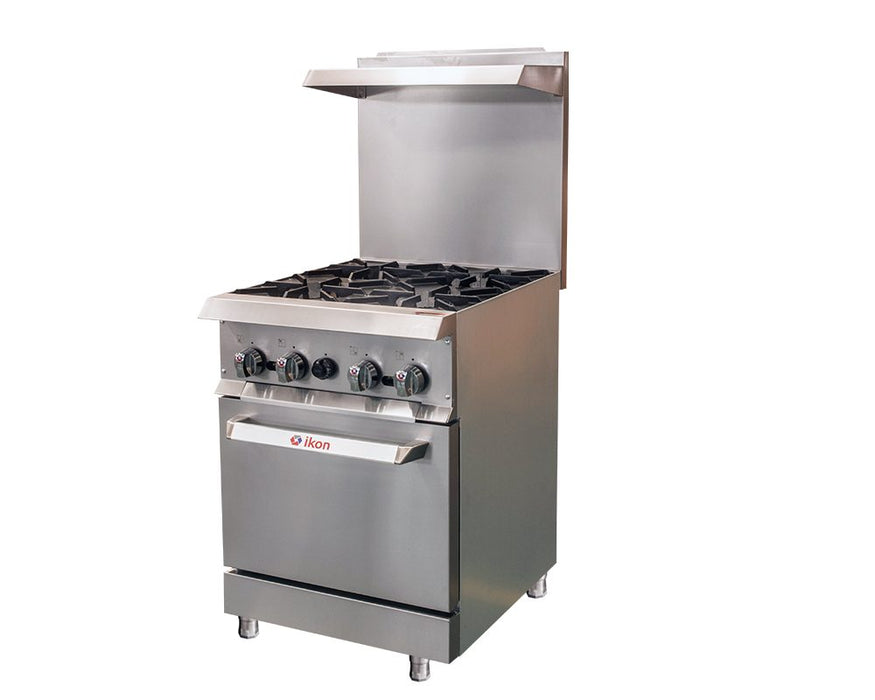 Gas range - 4 burners with oven - IR-4-24 | Kitchen Equipped