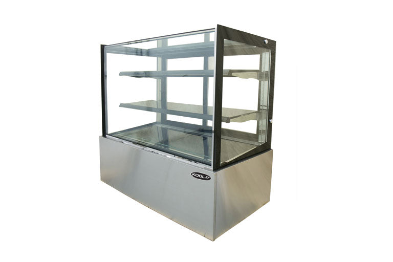 Flat Glass Display Case - KBF-72D | Kitchen Equipped