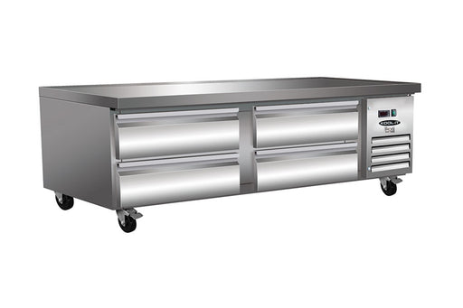 Ikon ICBR-74 - 74" Four Drawer Refrigerated Chef Base | Kitchen Equipped