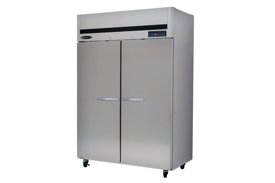 Kool-It Top Mount Solid Double Door Reach-In Refrigerator - KTSR-2 | Kitchen Equipped