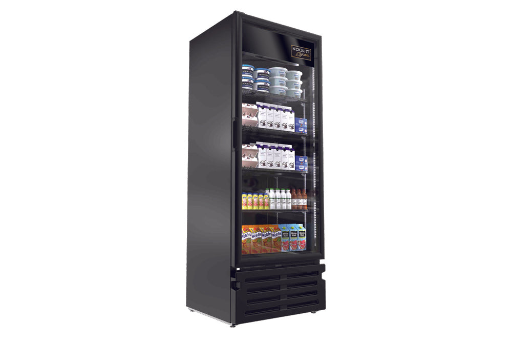 Kool-it - LX-24RB Single Glass Door Merchandizing Refrigerator