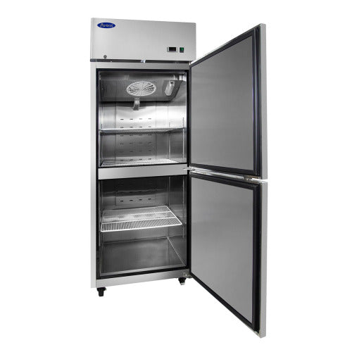 Atosa MBF8010GR - 29" Reach In Refrigerator - 2 Divided Doors - Right Hinged - Top Mount