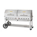 Crown Verity MCB-72RDP 72" Mobile BBQ Grill with Roll Dome Package - Natural Gas | Kitchen Equipped
