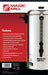 Magic Mill - #MUR50 Hot Water Urn 50 Cup Model