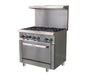 Gas range - 6 burners with oven - IR-6-36 | Kitchen Equipped