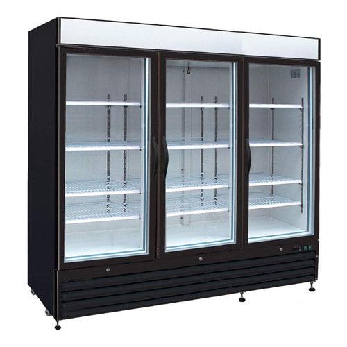 New Air NGF-182-H Three Door Glass Freezer Merchandiser - Kitchen Equipped