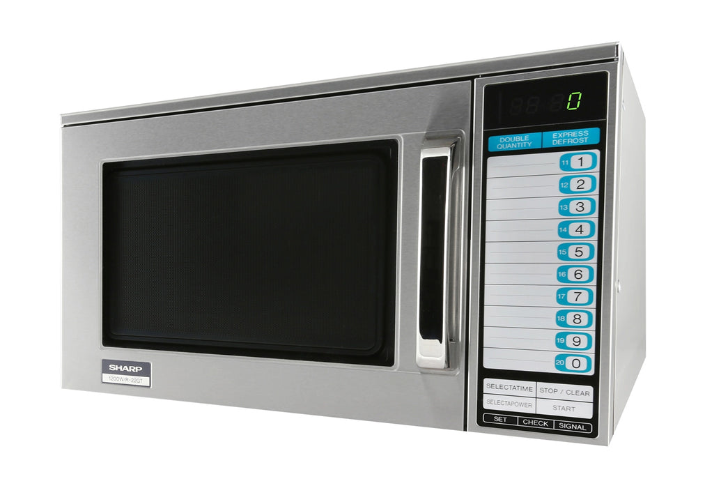 Sharp Heavy-Duty 1200 Watt Commercial Microwave Oven (R22GTF)