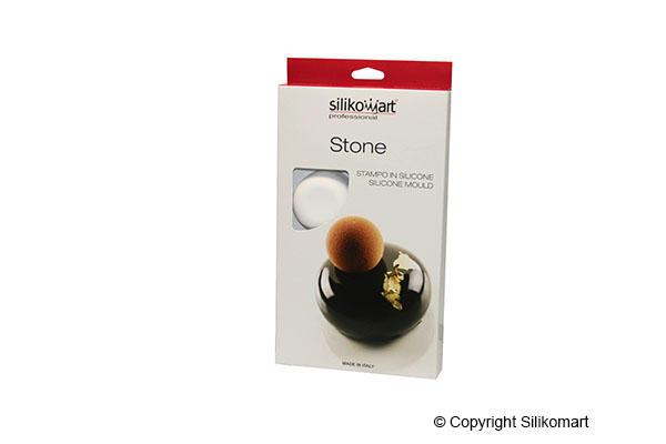 Silikomart | 2.8 oz Curve Stone Mold, 8 Wells