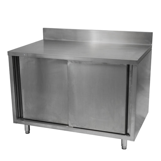 Thorinox - Stainless Steel Storage Cabinet with Backsplash