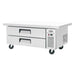 Atosa - MGF8452 60" 2-Drawer Refrigerated Chef Base with Extended Top