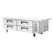 Atosa MGF8454 76" 4-Drawer Refrigerated Chef Base with Extended Top