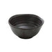 Yanco DB-3105 8 Oz 4.5-Inch Porcelain Diamond Black Miso Soup Bowl