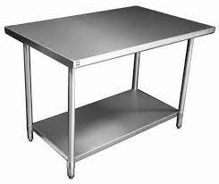 Thorinox - DSST-PT - STAINLESS STEEL WORKTABLE WITH POLY TOP