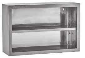 Thorinox - TWCO-SS - Stainless Steel Storage Cabinets Open Wall - Kitchen Equipped