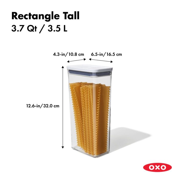 OXO - POP Container - Rectangle Tall (3.7 Qt.)