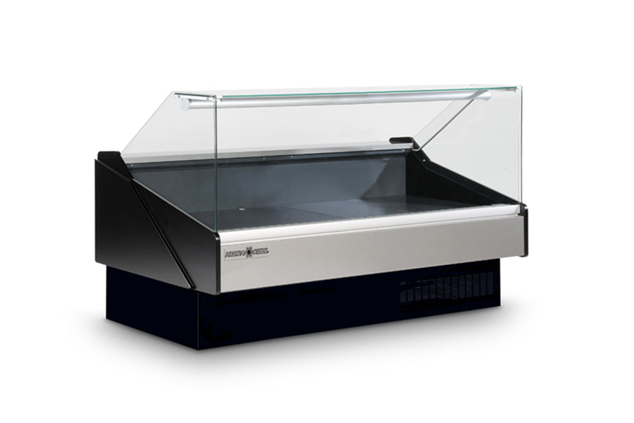 Fresh Meat Case Flat Glass - KFM-FG-40-S | Kitchen Equipped