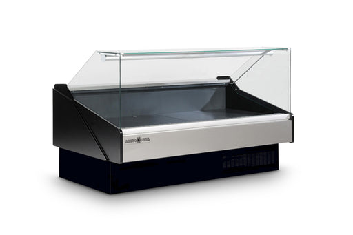 Fresh Meat Case Flat Glass - KFM-FG-120-S | Kitchen Equipped