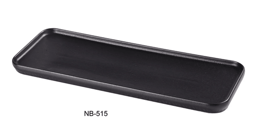 Yanco -  Noble Black -  RECTANGULAR PLATE - Kitchen Equipped