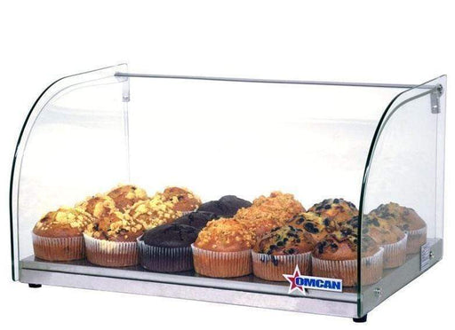 Omcan - 1 Tier Bakery Display Case with Front and Rear Doors - 22" Wide | Kitchen Equipped
