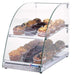 Omcan - 2 Shelf Bakery Display Case with Front and Rear Doors - 14" Wide | Kitchen Equipped
