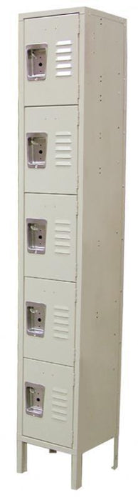 Omcan - 5 Tier Steel Painted Locker | Kitchen Equipped