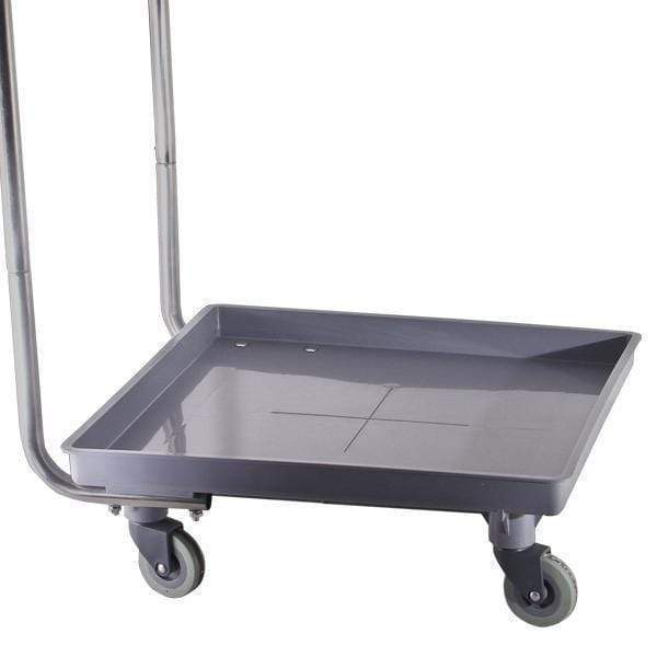 Omcan - Chariot pour égouttoir à vaisselle avec poignée