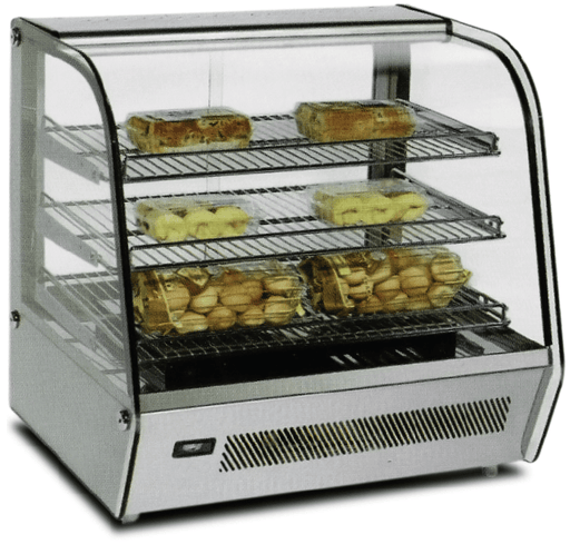 Omcan DW-CN-0120 - 27" Full Service Heated Display Case | Kitchen Equipped
