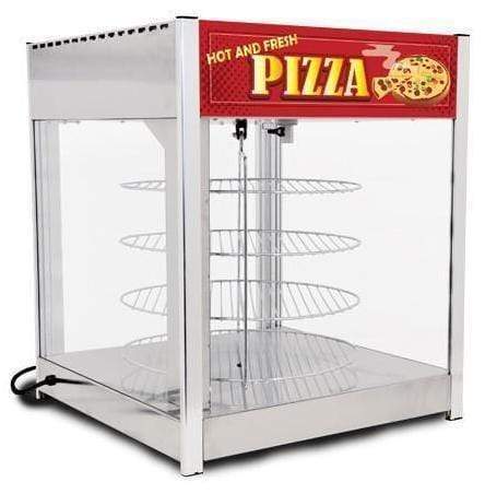 Omcan DW-CN-0457-SS - Pizza Display Warmer with Four 18" Rotating Racks | Kitchen Equipped