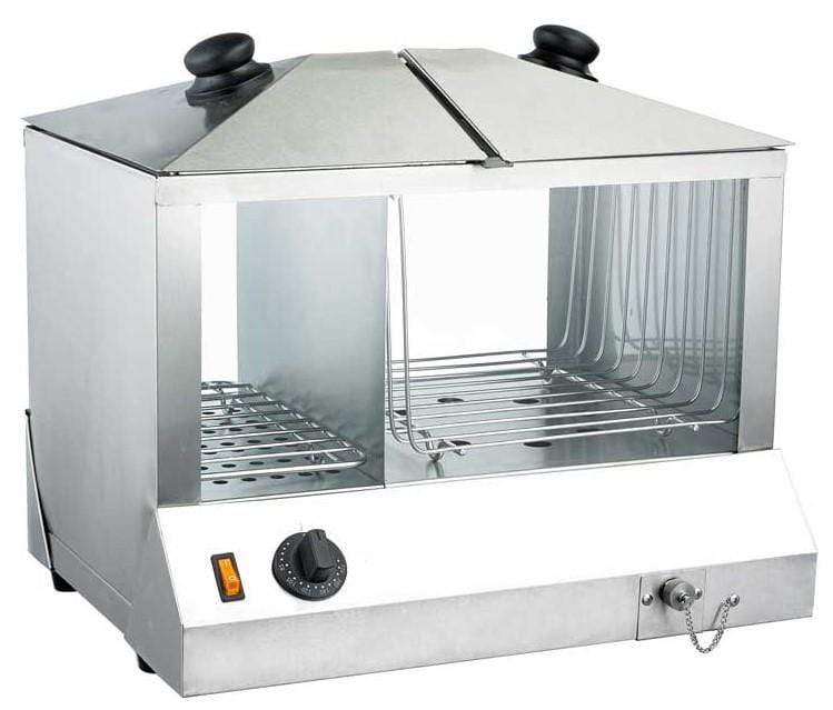 Omcan FW-CN-0200-H - Hot Dog Steamer & Bun Warmer - 200 Hot Dogs & 60 Buns | Kitchen Equipped