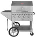 Omcan - Propane Mobile Commercial Outdoor Grill | Kitchen Equipped