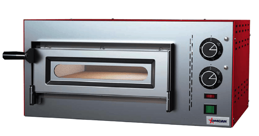 Omcan PE-IT-0005 - Electric Countertop Pizza Deck Oven - 13" x 13" x 3" Deck | Kitchen Equipped