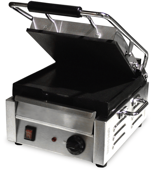 Omcan PG-CN-0515-F - 10" x 11" Smooth Panini Grill | Kitchen Equipped