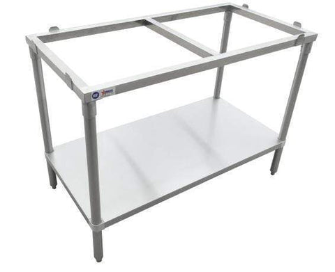 Omcan - Poly Top Work Table with Undershelf