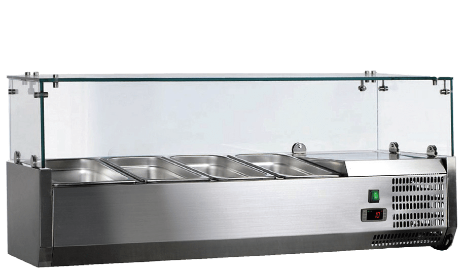 Omcan - Refrigerated Topping Rail | Kitchen Equipped