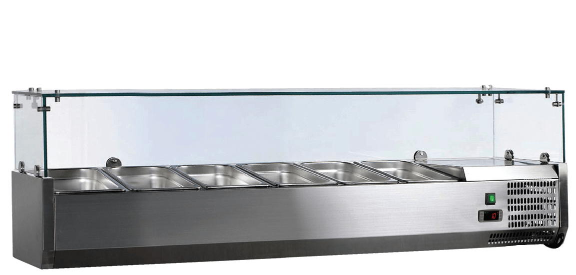 Omcan - Refrigerated Topping Rail