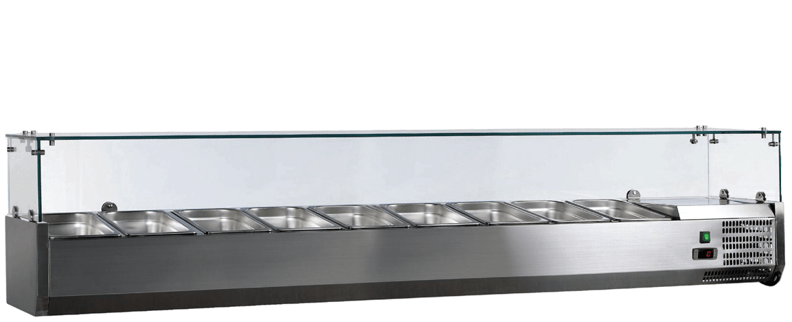 Omcan - Refrigerated Topping Rail