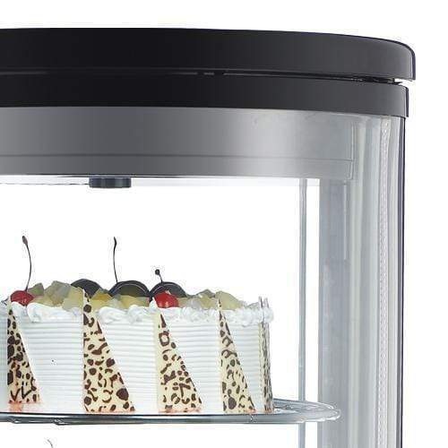 Omcan RS-CN-0072-R - 17" Countertop Full Service Refrigerated Display Case - 2 Cu. Ft., Rotating