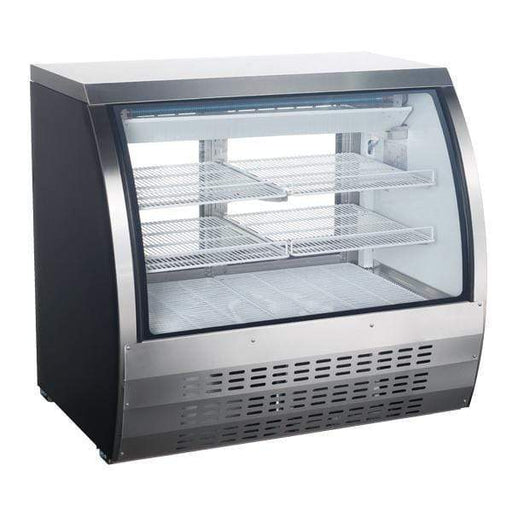 Omcan RS-CN-0120 - 47" Floor Model Full Service Refrigerated Deli Case - 18 Cu. Ft. | Kitchen Equipped