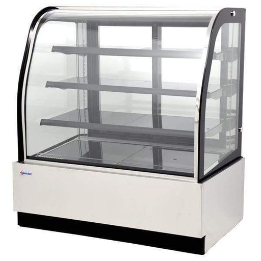 Omcan RS-CN-0600 - 59" Floor Model Full Service Refrigerated Display Case - 21 Cu. Ft. | Kitchen Equipped