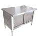 Omcan - Stainless Steel Work Table with Cabinet - 30" Deep