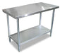 Omcan - Stainless Steel Work Table with Undershelf - 30" Deep