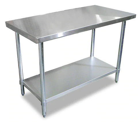 Omcan - Stainless Steel Work Table with Undershelf - 24" Deep