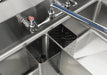 Omcan - Stainless Steel Two Compartment Sink