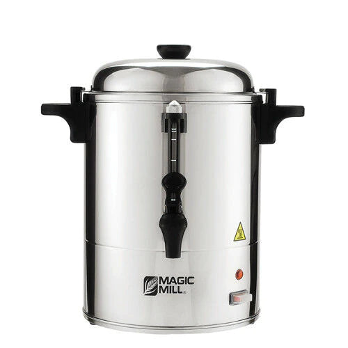 MAGIC MILL 5 QT GRAY SLOW COOKER WITH FLAT GLASS COVER AND COOL