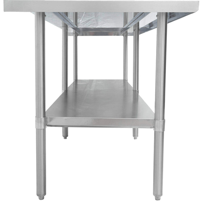 Thorinox - Table de travail TOUT en acier inoxydable avec étagère inférieure - 30" de profondeur