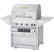 Crown Verity MBI-30 Hotel Series 30" Natural Gas Cart Grill - 64,500 Btu | Kitchen Equipped