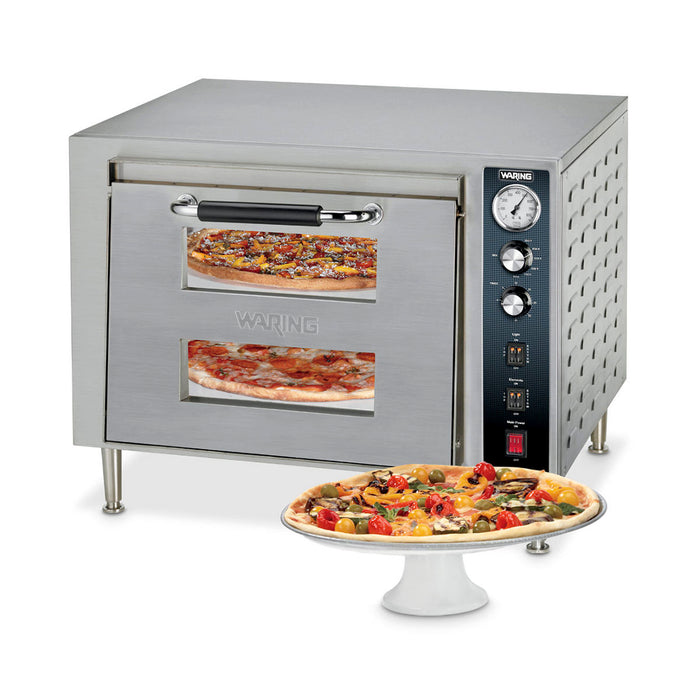 Waring Commercial - WPO700 HEAVY-DUTY DOUBLE-DECK PIZZA OVEN - SINGLE CHAMBER